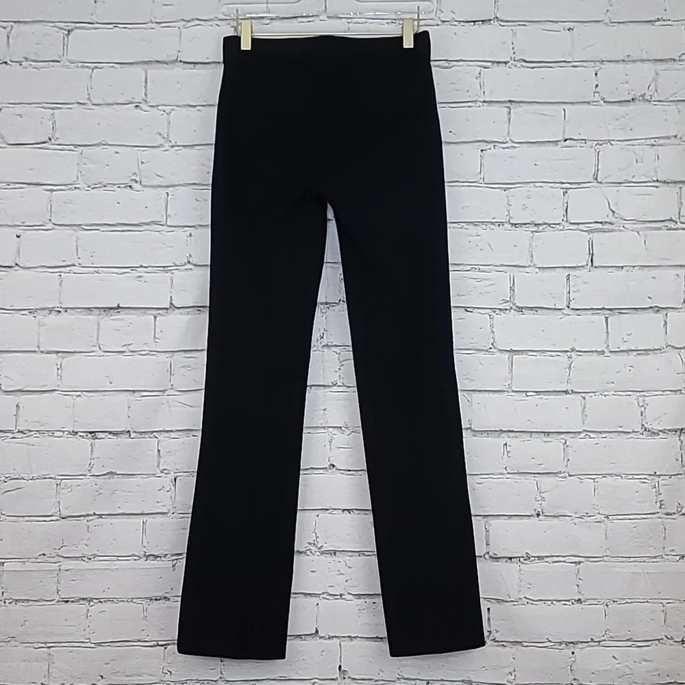 Banana Republic Classic Mid-Rise Straight Leg Flat Front Sloan Trouser in Black
